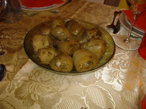 Carciofi alla romana
