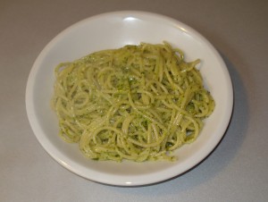 Spaghetti al pesto