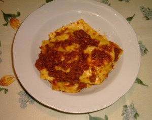 Tortelli di patate al ragù