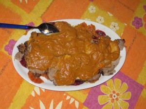arrosto di maiale all'arancia