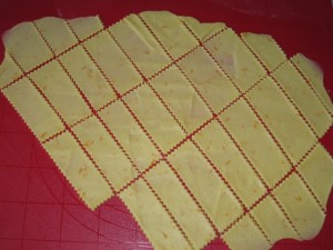 preparazione dei cenci