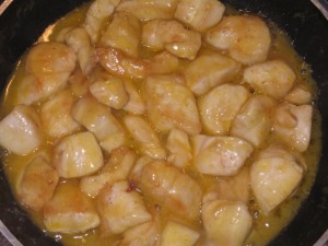 bocconcini di pollo all'arancia