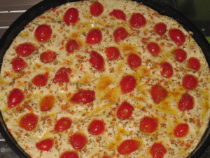 focaccia coi pomodorini