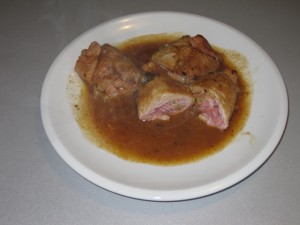 Involtini di vitello al Marsala