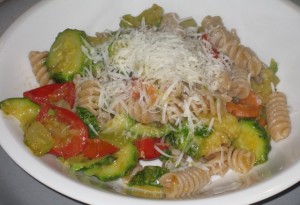 fusilli con sugo all'ortolana