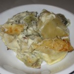 Pasta al forno con carciofi