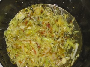 soffritto di porri
