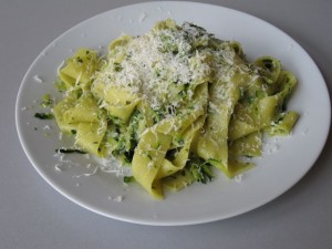 Pappardelle alle zucchine