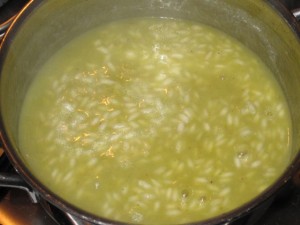 cottura del risotto