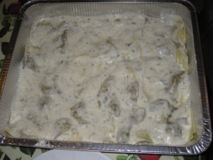 Lasagne ai carciofi