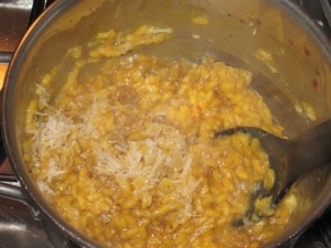 mantecare il risotto