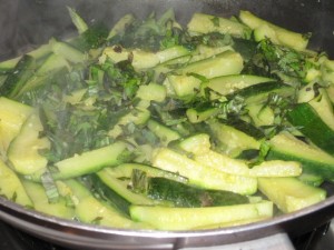 cottura delle zucchine