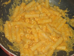 pasta alla crema di zucca