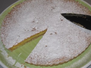 crostata al cioccolato bianco