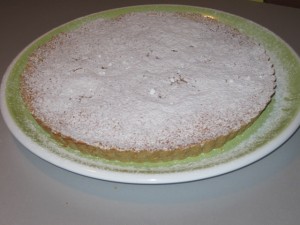crostata al cioccolato bianco