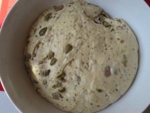 impasto per pane alle olive