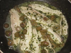 cottura sogliola con olive