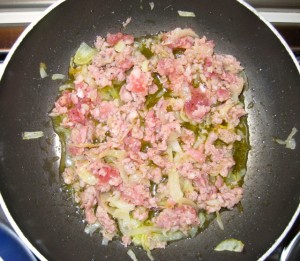 salsiccia e cipolla