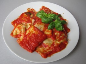 ravioli melanzane e scamorza