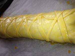 strudel spinaci e fontina