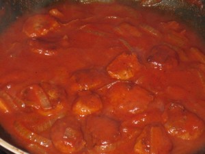 sugo di salsiccia e cipolla