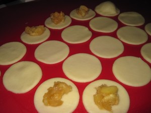 farcitura dei biscotti alla mela