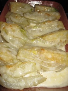 gratin di finocchi o finocchi gratinati