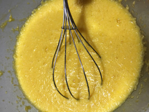 impasto uova burro e zucchero