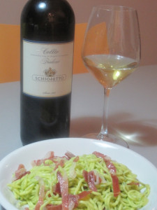 spaghetti alla chiterra con culatello