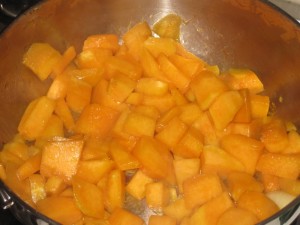 Polpa di zucca gialla