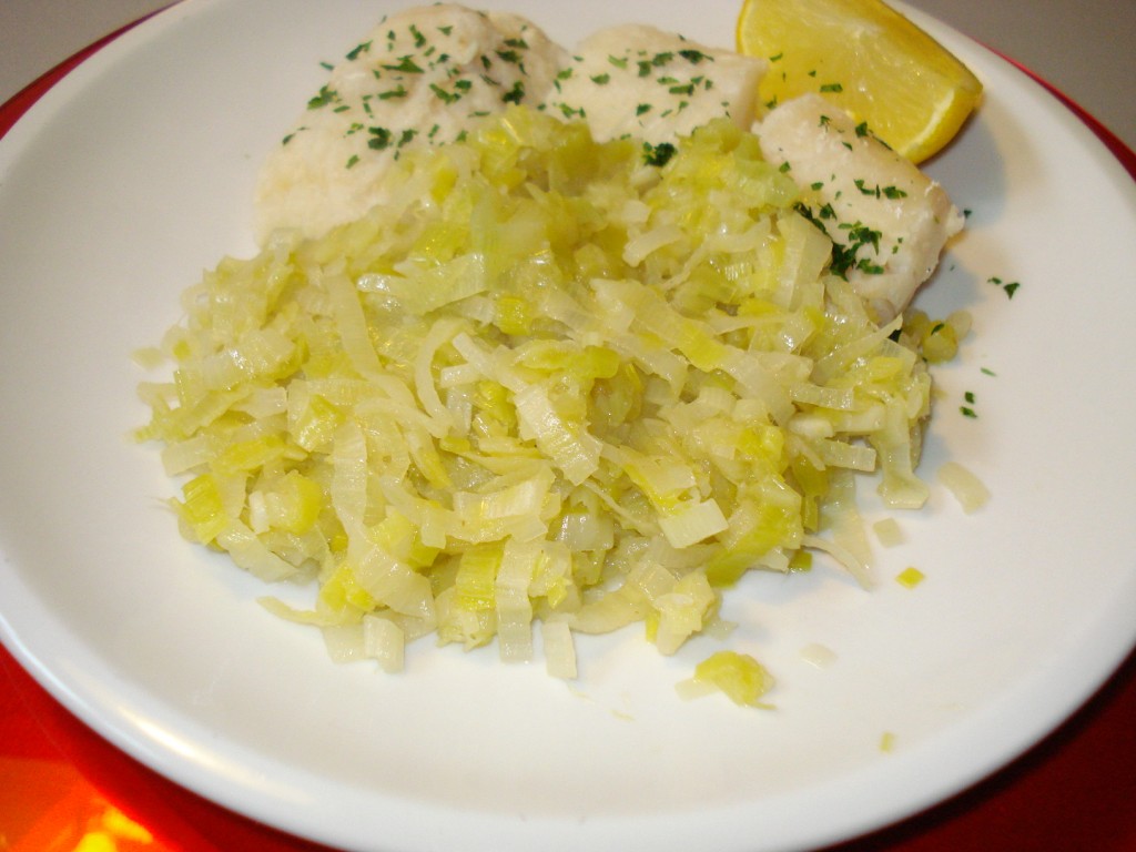 Baccalà con i porri