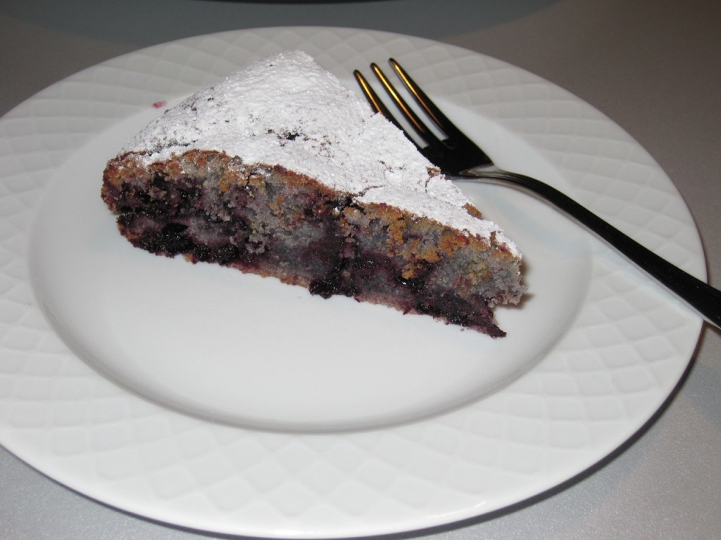 Torta di mirtilli